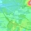 Carte topographique Ludersheim, altitude, relief