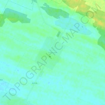 Carte topographique Smârdan, altitude, relief