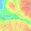 Carte topographique Oneida, altitude, relief