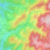 Carte topographique Brettental, altitude, relief