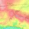 Carte topographique La Hunaudière, altitude, relief