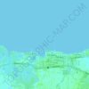 Carte topographique Carigara Bay, altitude, relief