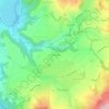Carte topographique Champ Parouty, altitude, relief