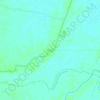 Carte topographique Karpi, altitude, relief