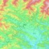 Carte topographique Pokhara, altitude, relief