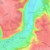 Carte topographique La Cavée Rouge, altitude, relief