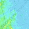 Carte topographique Jaderberg, altitude, relief