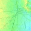 Carte topographique Calingcuan, altitude, relief