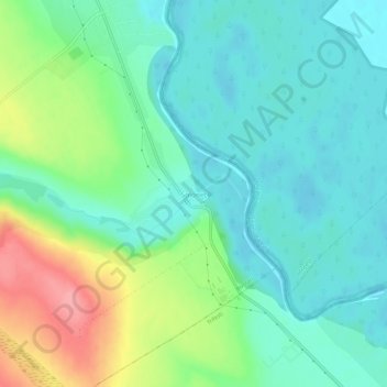 Carte topographique Soloneț, altitude, relief