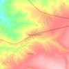 Carte topographique Wanging’ombe, altitude, relief