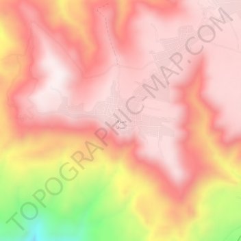 Carte topographique صرفا, altitude, relief