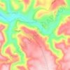Carte topographique المشرفة, altitude, relief