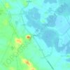 Carte topographique Malaguit, altitude, relief