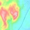 Carte topographique Mount Burstall, altitude, relief