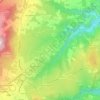 Carte topographique Bellin, altitude, relief