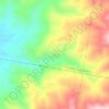 Carte topographique Adh Dhib, altitude, relief
