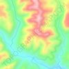 Carte topographique Gure, altitude, relief