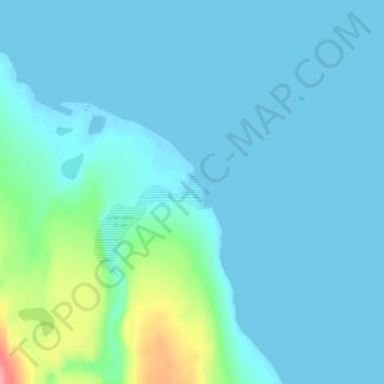 Carte topographique Cape Sheridan, altitude, relief