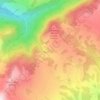 Carte topographique Sturm Leger Alm, altitude, relief