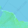 Carte topographique Playa La Boca, altitude, relief