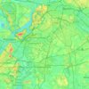 Carte topographique Teltow, altitude, relief