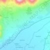 Carte topographique Watlar, altitude, relief