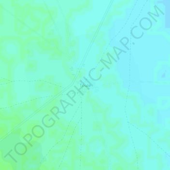 Carte topographique Toulé, altitude, relief