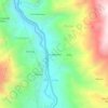 Carte topographique Secsepampa, altitude, relief