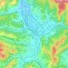 Carte topographique San Giuseppe di Cairo, altitude, relief