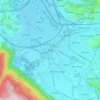 Carte topographique Ilidža, altitude, relief