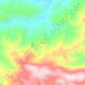 Carte topographique Panian, altitude, relief