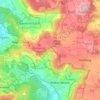 Carte topographique Rangen, altitude, relief