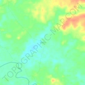 Carte topographique Kathang, altitude, relief