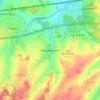 Carte topographique Mapledurwell, altitude, relief