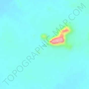 Carte topographique Eténa, altitude, relief