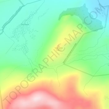 Carte topographique Viewpoint Snøhetta, altitude, relief