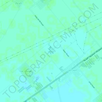 Carte topographique Jamiana, altitude, relief