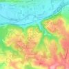 Carte topographique Beaulieu, altitude, relief