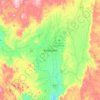 Carte topographique Antsirabe, altitude, relief
