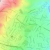 Carte topographique Parque La Armenia, altitude, relief