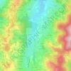 Carte topographique Vers Ville, altitude, relief