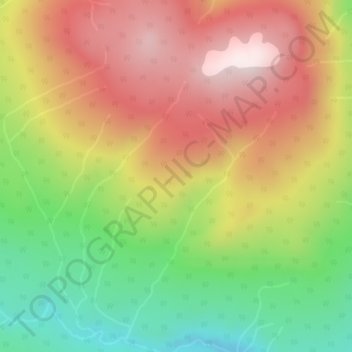 Carte topographique Skeena Mountains, altitude, relief