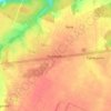 Carte topographique Любимовка, altitude, relief