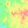 Carte topographique Ankazomiriotra, altitude, relief