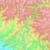 Carte topographique Shangla, altitude, relief