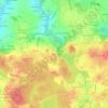 Carte topographique Mireloup, altitude, relief