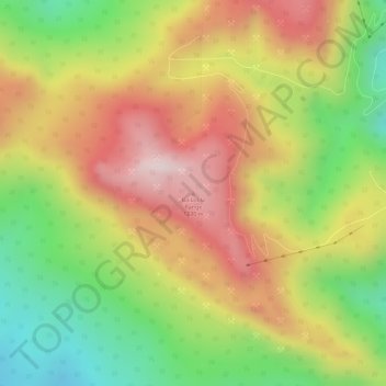 Carte topographique Bailadila Range, altitude, relief