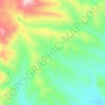 Carte topographique Benton Tank, altitude, relief