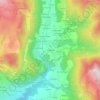 Carte topographique Les Rottes, altitude, relief
