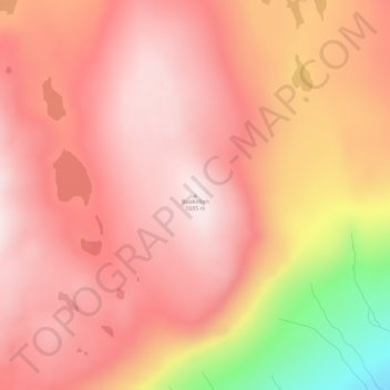 Carte topographique Buakollen, altitude, relief